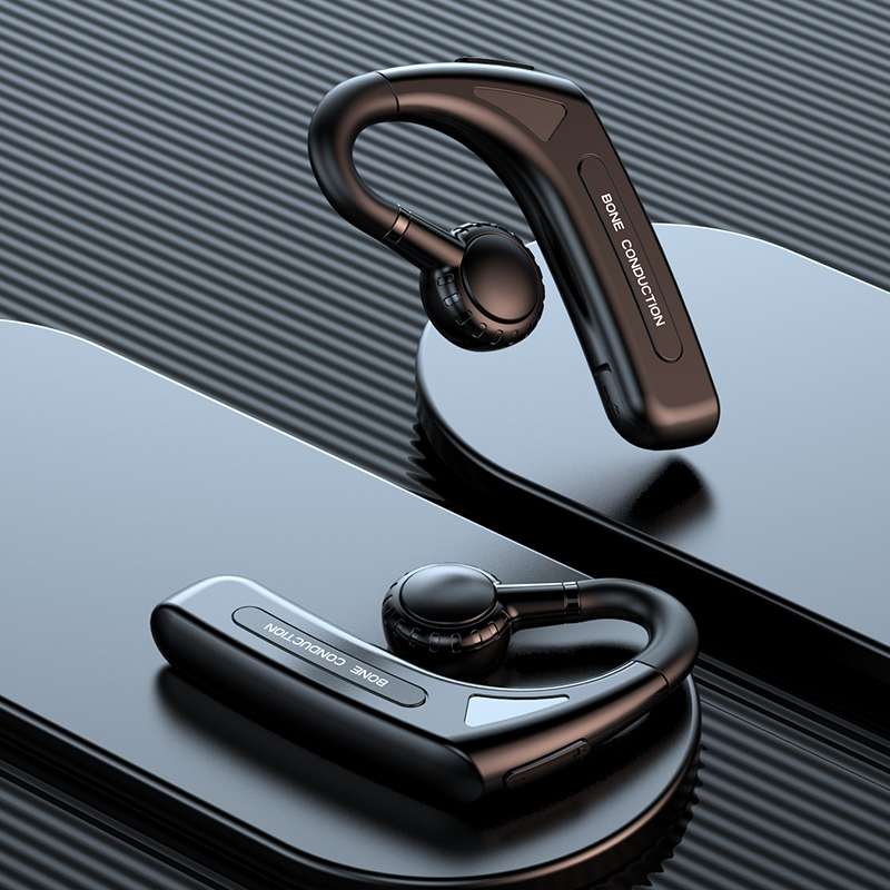 M-618 Bone Conduction Hanging Ear Stereo Bluetooth Headset(Black)