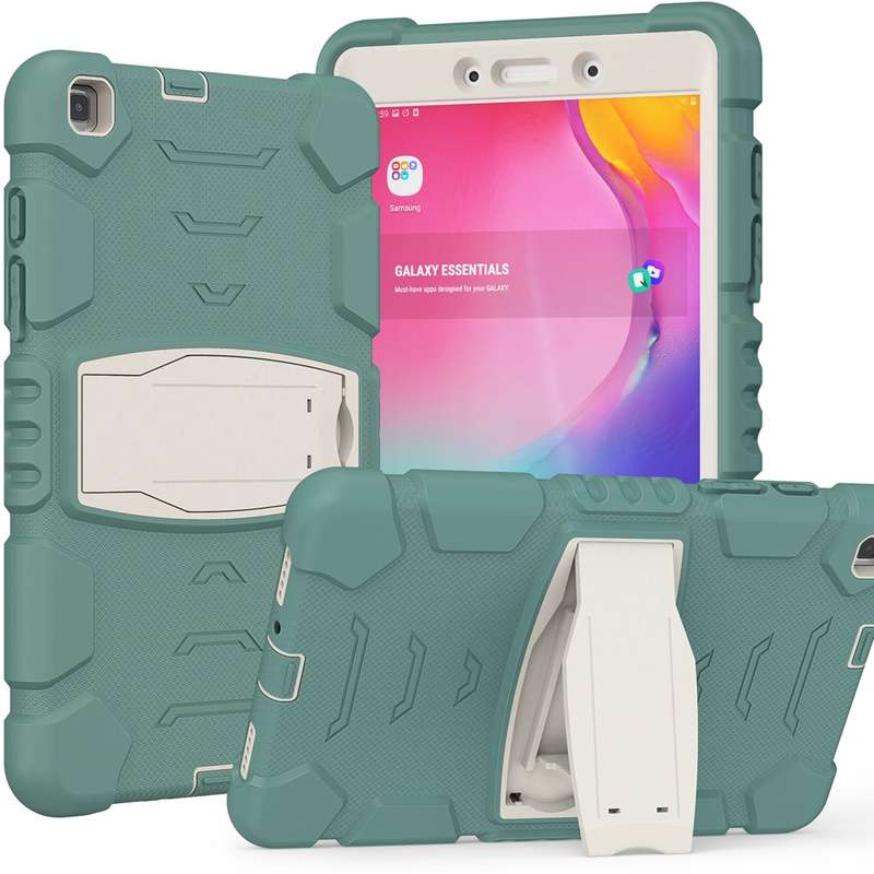 For Samsung Galaxy S22 5G Shockproof Armor Phone Case with Card Slot(Rose Gold)