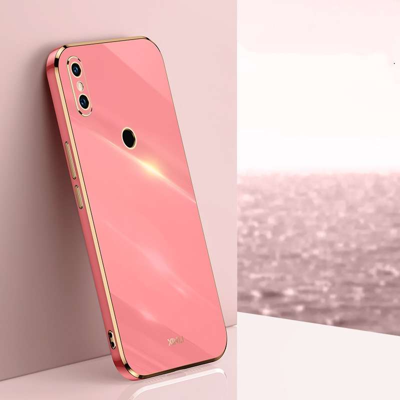 For Xiaomi Mi 8 XINLI Straight Edge 6D Electroplate TPU Phone Case(Black)