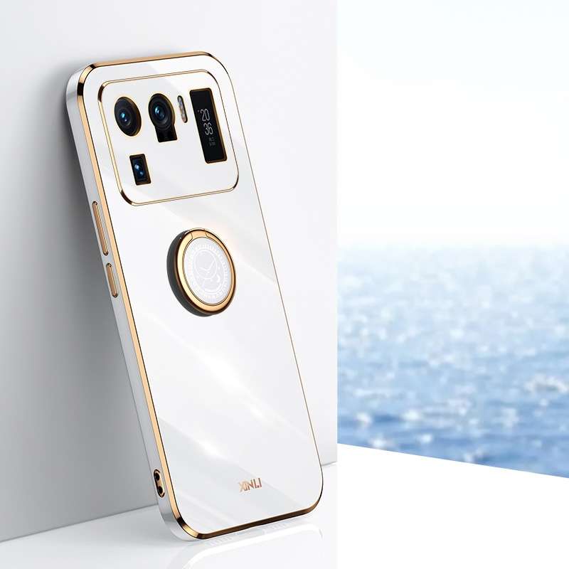 For Xiaomi Mi 11 Lite XINLI Straight Edge 6D Electroplate TPU Phone Case(Celestial Blue)