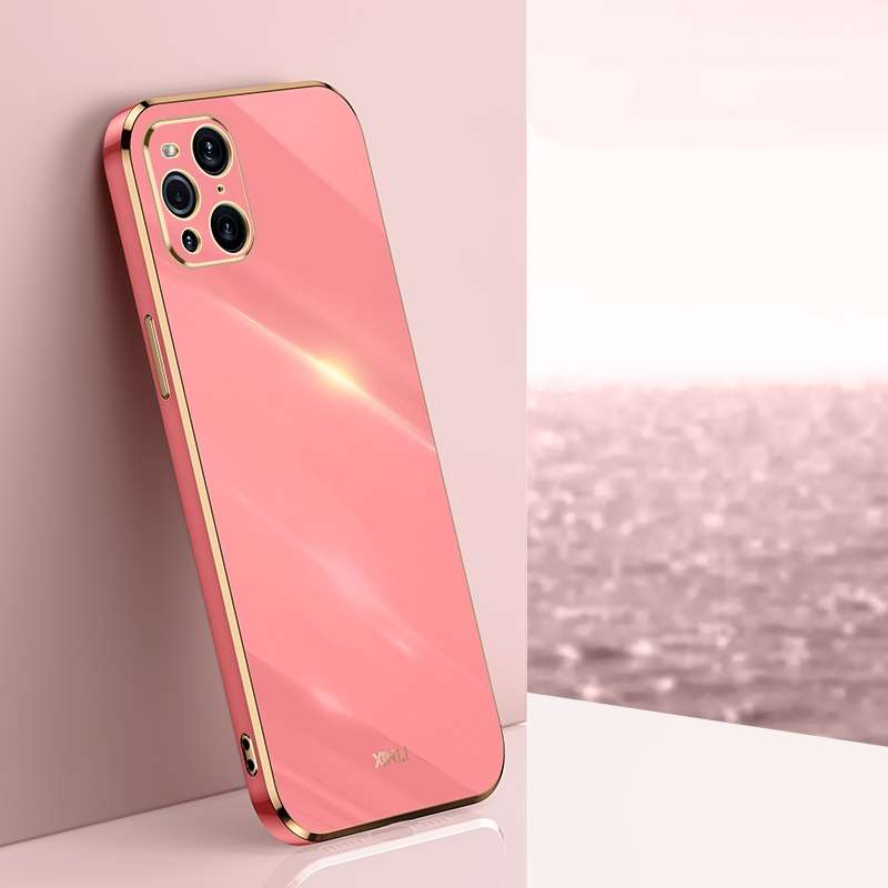 For OPPO Find X3 Pro XINLI Straight Edge 6D Electroplate TPU Phone Case(Mint Green)