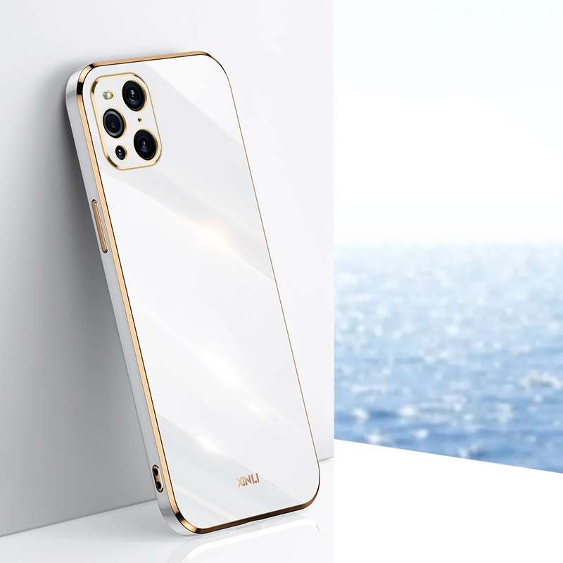 For OPPO Reno5 4G XINLI Straight Edge 6D Electroplate TPU Phone Case(Celestial Blue)