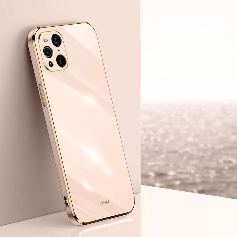 For OPPO Find X3 Pro XINLI Straight Edge 6D Electroplate TPU Phone Case(Mint Green)