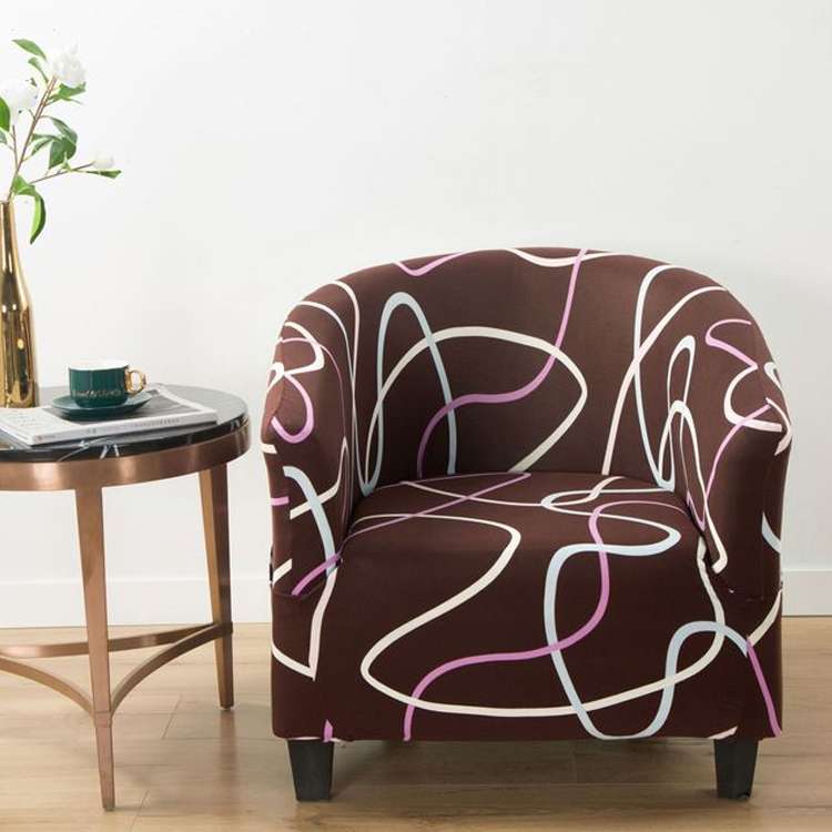 Elastic All-inclusive Single Semicircle Printed Sofa Cover(At A Loss)
