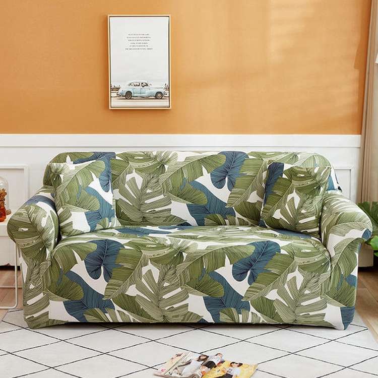 Double Seat Living Room Four Seasons Elastic Full Coverage Non-slip Sofa Cover, Size: 145 x 185cm(Sn