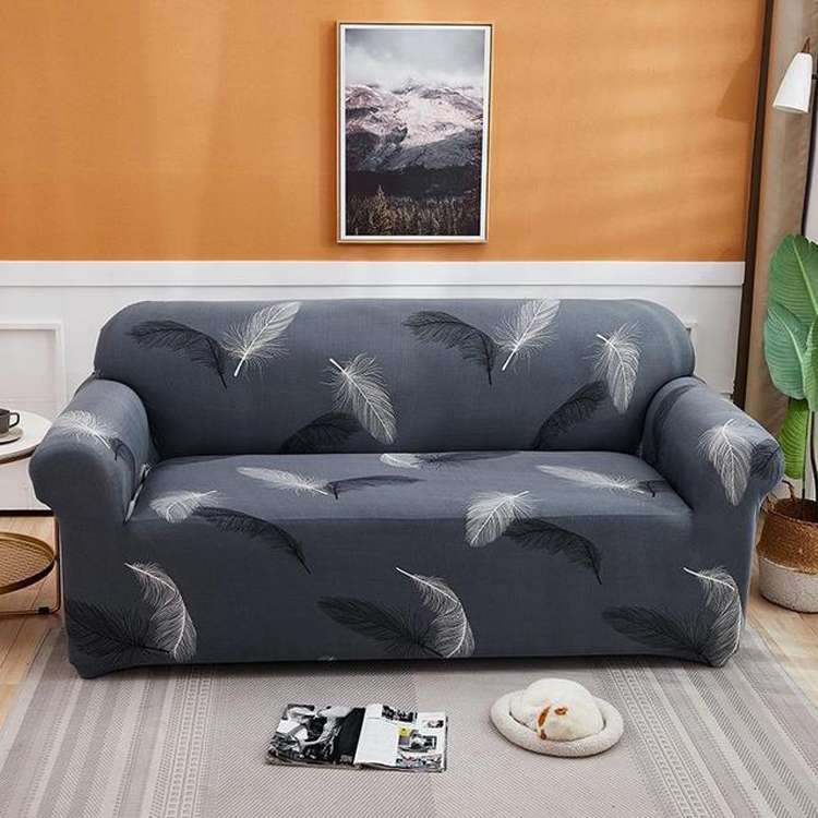 Double Seat Living Room Four Seasons Elastic Full Coverage Non-slip Sofa Cover, Size: 145 x 185cm(Sn