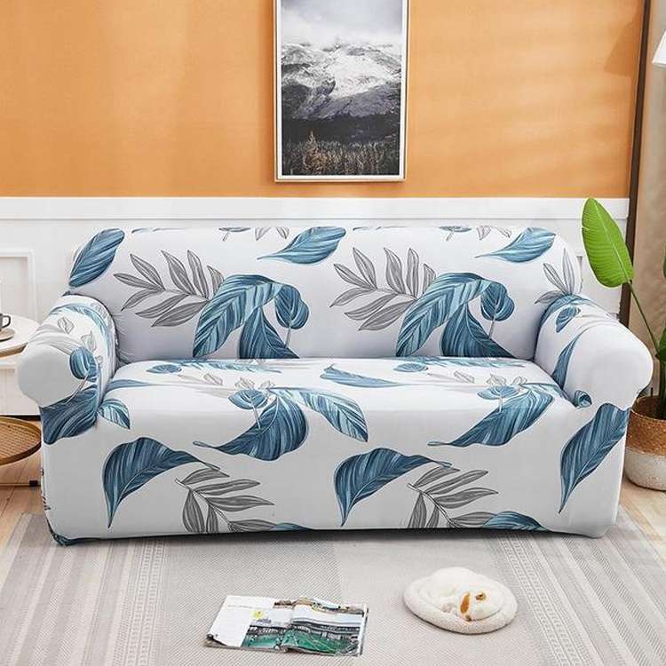 Double Seat Living Room Four Seasons Elastic Full Coverage Non-slip Sofa Cover, Size: 145 x 185cm(Sn