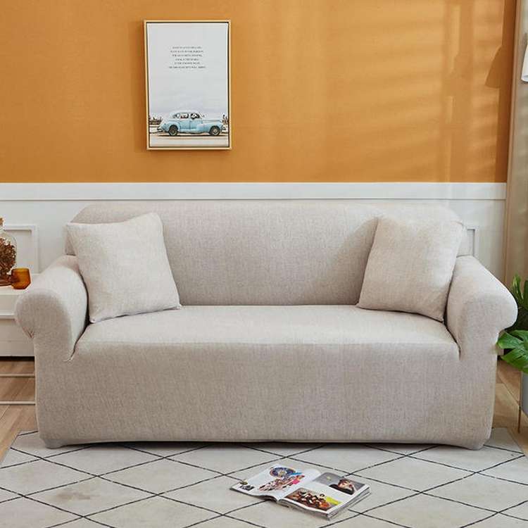 Double Seat Living Room Four Seasons Elastic Full Coverage Non-slip Sofa Cover, Size: 145 x 185cm(Sn