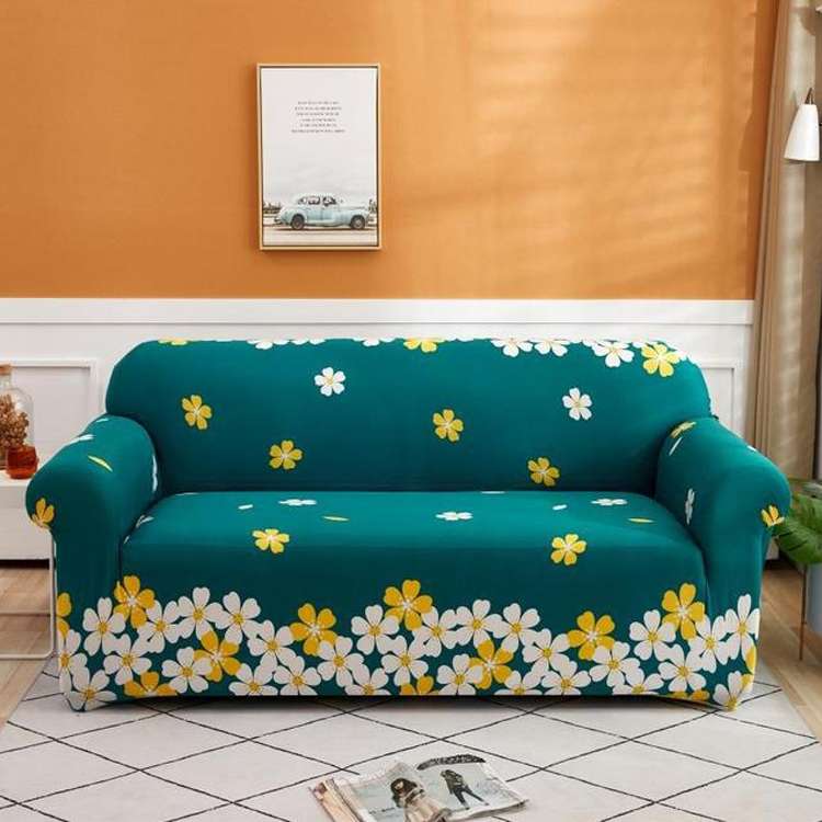 Double Seat Living Room Four Seasons Elastic Full Coverage Non-slip Sofa Cover, Size: 145 x 185cm(Sn