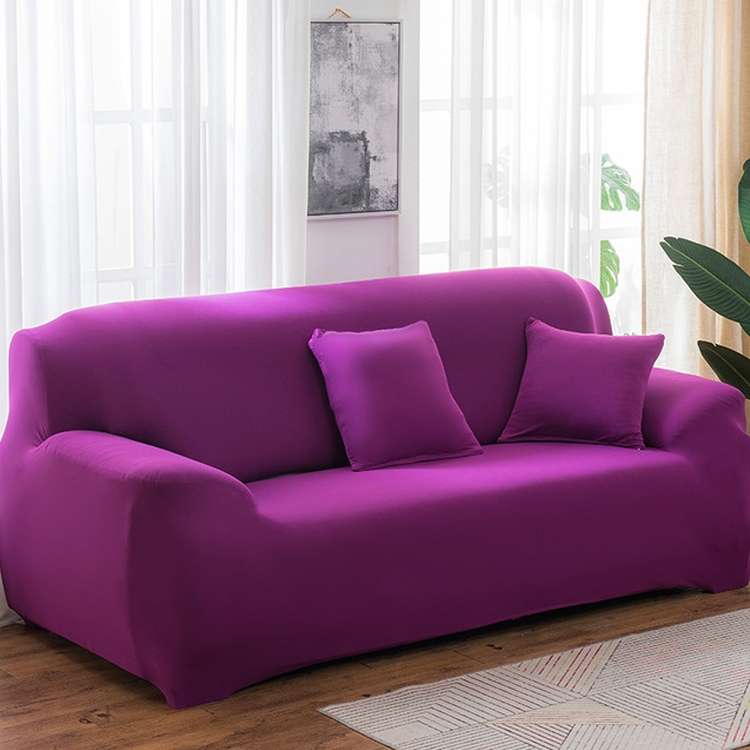 145-185cm Four Seasons Solid Color Elastic Full Coverage Non-slip Sofa Cover(Cypress Green)