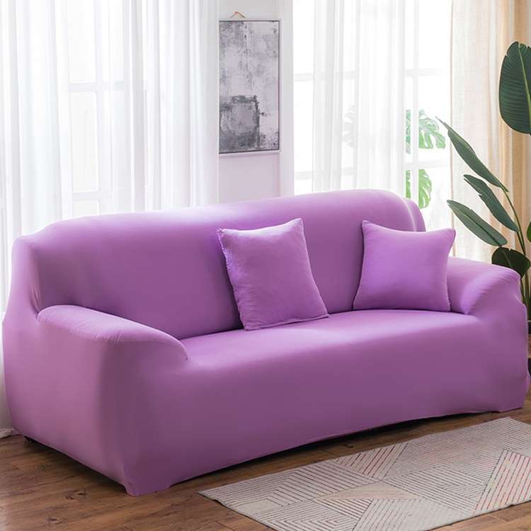 145-185cm Four Seasons Solid Color Elastic Full Coverage Non-slip Sofa Cover(Cypress Green)