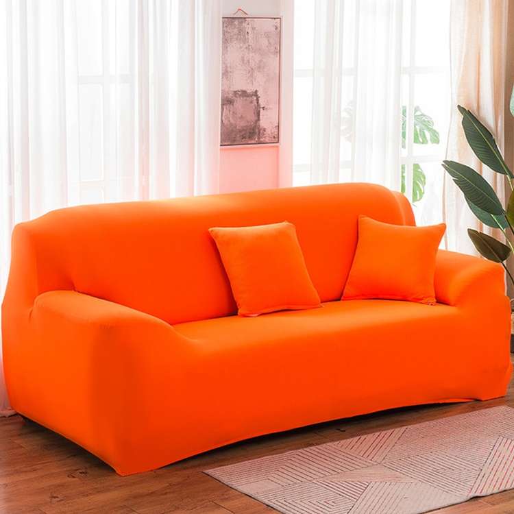 145-185cm Four Seasons Solid Color Elastic Full Coverage Non-slip Sofa Cover(Cypress Green)