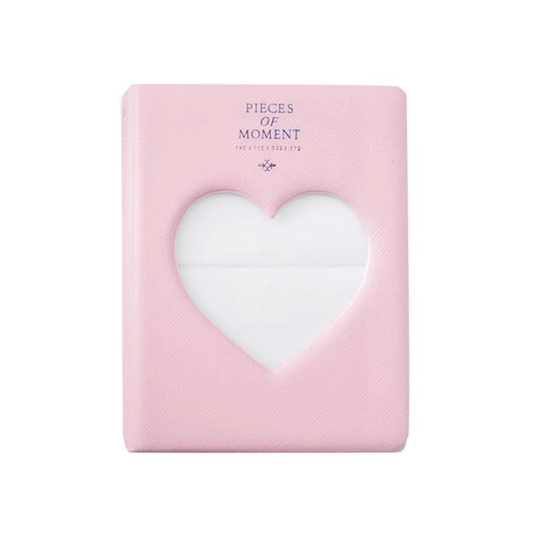 Hollow Heart 64 Pockets Photo Book Album Name Card Holder for Fujifilm Instax Mini 8 /7s /70 /25 /50