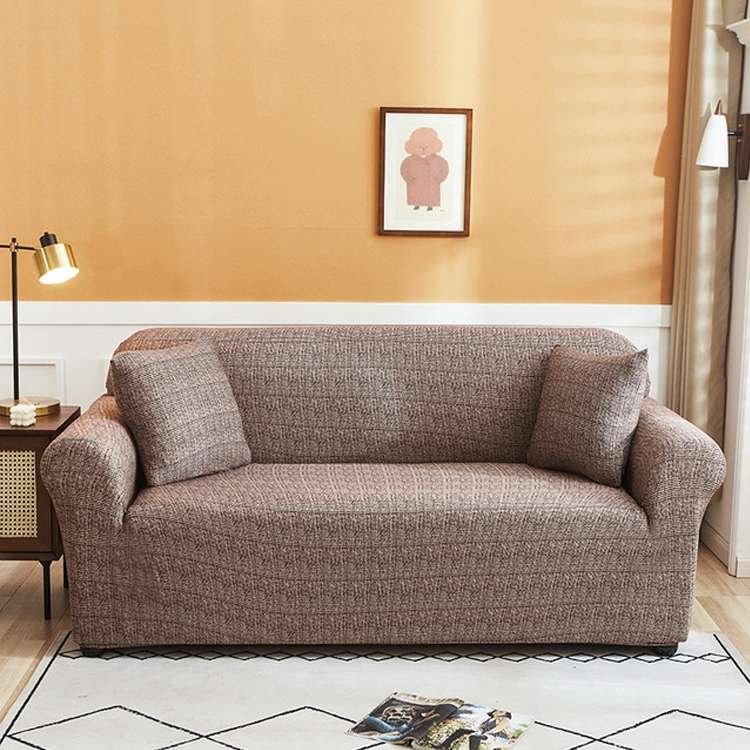 Double Seat Full Coverage Elastic Non-slip Sofa Cover(Wealth Tree)