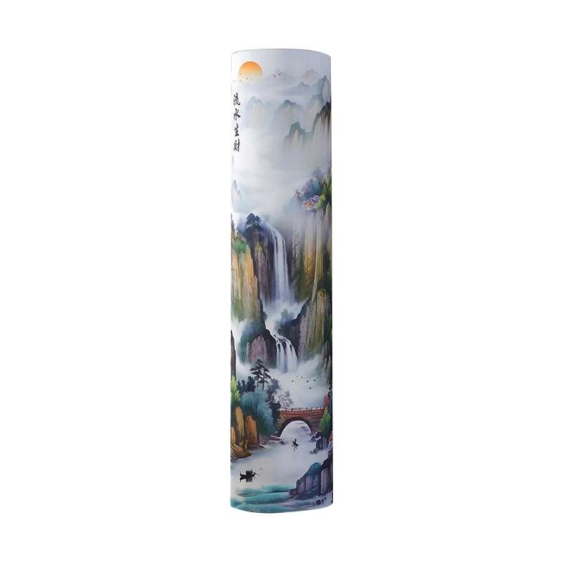 Elastic Cloth Cabinet Type Air Conditioner Dust Cover, Size:180 x 40cm(Peacock)