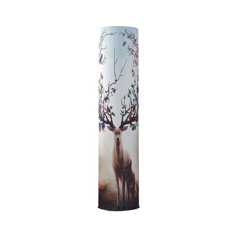 Elastic Cloth Cabinet Type Air Conditioner Dust Cover, Size:180 x 40cm(Peacock)