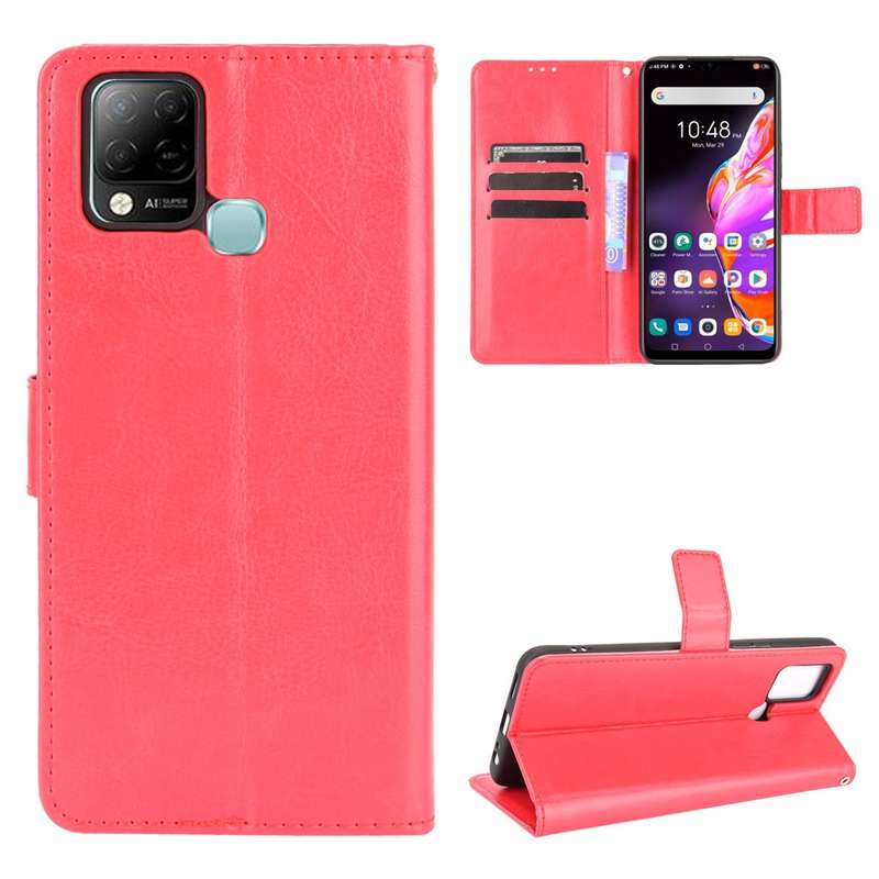 For Infinix Hot 10s X689 Crazy Horse Texture Horizontal Flip Leather Case with Holder & Card Slots &