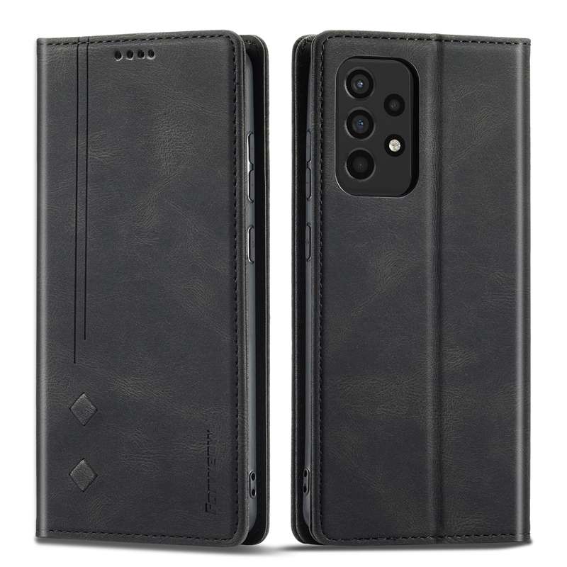 For Samsung Galaxy A52 5G Forwenw F2 Series Magnetic Horizontal Flip Leather Case with Holder & Card