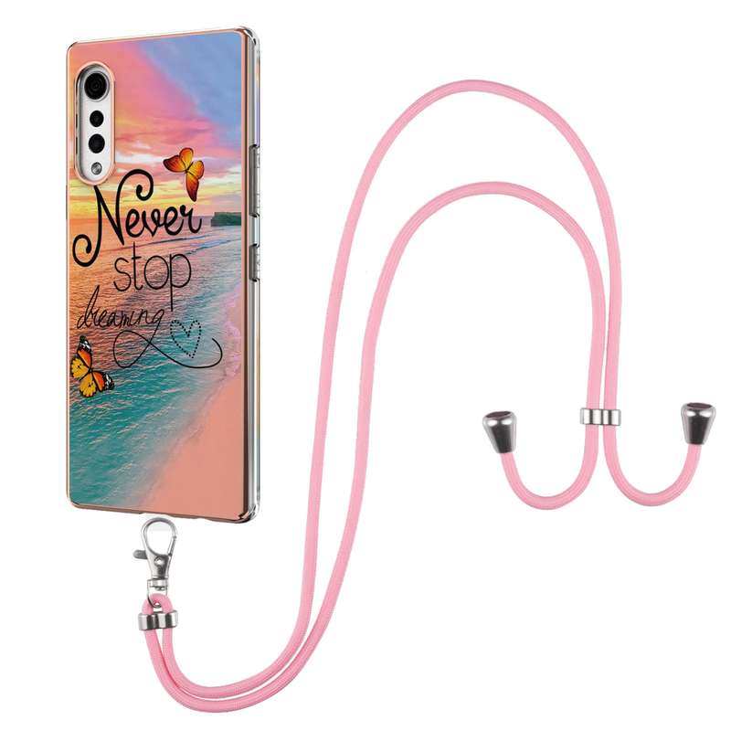 For Samsung Galaxy S21 FE 5G Electroplating Splicing Marble Flower Pattern TPU Shockproof Case with