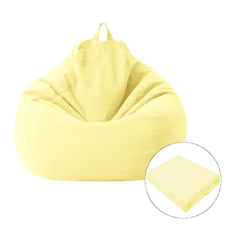 Lazy Sofa Bean Bag Chair Fabric Cover, Size:100 x 120cm(Purple)
