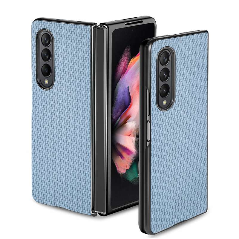 For Samsung Galaxy Z Flip3 5G Cross Pattern Slim PC Protective Case(Green)