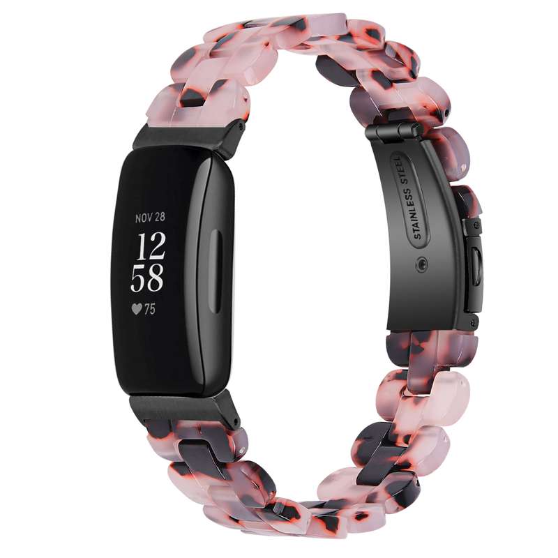 For Fitbit Inspire 2 / Inspire Oval Resin Watch Band(Pearl White)