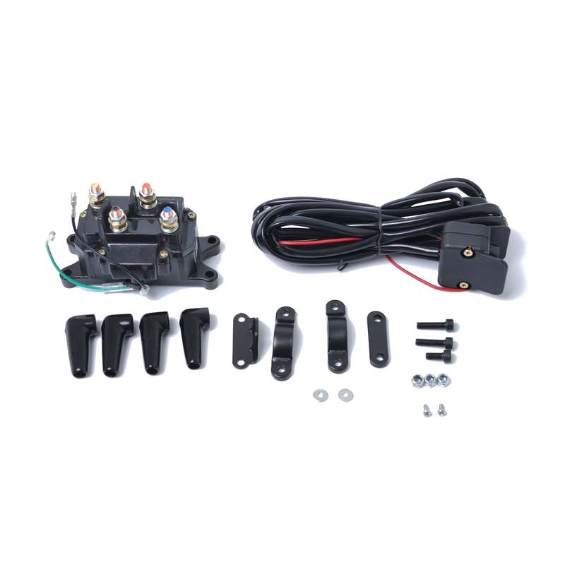 A0399 12V 250A ATV Electric Winch Relay Heavy Duty Solenoid Contactor with Switch