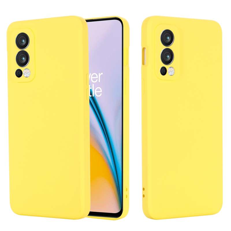For OnePlus Nord 2 5G Solid Color Liquid Silicone Shockproof Full Coverage Protective Case(Green)