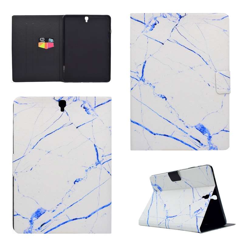 For Galaxy Tab S3 9.7 T820 TPU Horizontal Flip Leather Case with Holder & Card Slot & Sleep / Wake-u