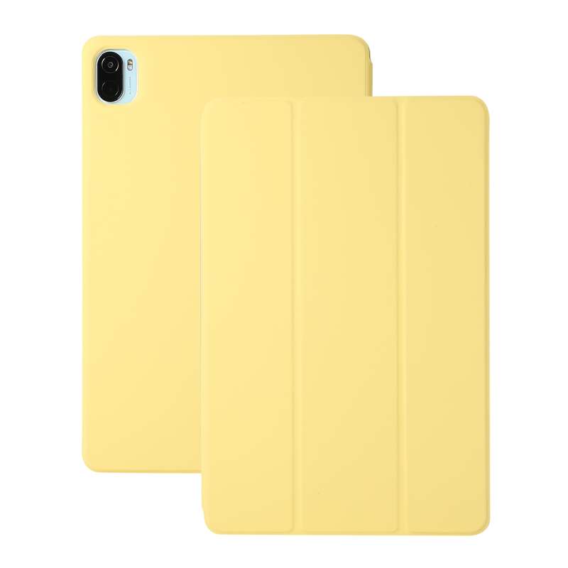For Xiaomi Pad 5 / Pad 5 Pro Solid Color Magnetic Horizontal Flip Leather Case with Holder(Black)