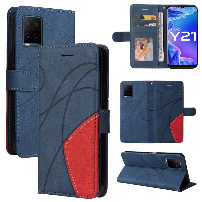 For vivo Y21/Y21s/Y33s Tree & Cat Embossing Pattern Horizontal Flip PU Leather Case with Holder & Ca