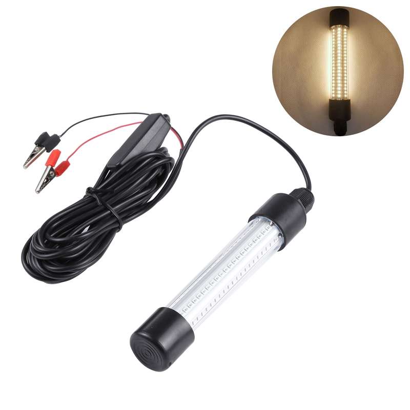 LED Fishing Light Underwater Luminous Lure Lamp, AC/DC 12-24V(Blue Light)
