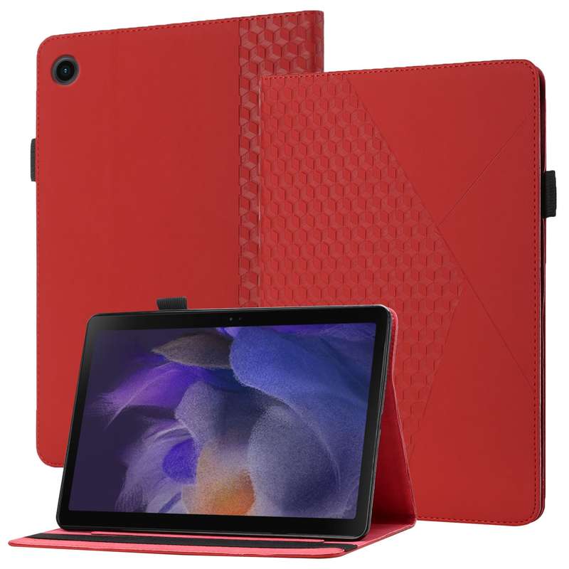 For Microsoft Surface Pro 8 Solid Color Electric Pressed Horizontal Flip Tablet Leather Case with Ho