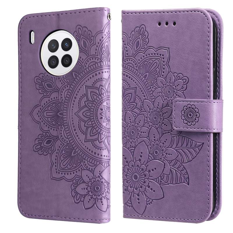 For Huawei nova 9 / Honor 50 5G Calf Texture Zipper Horizontal Flip Leather Phone Case(Rose Gold)