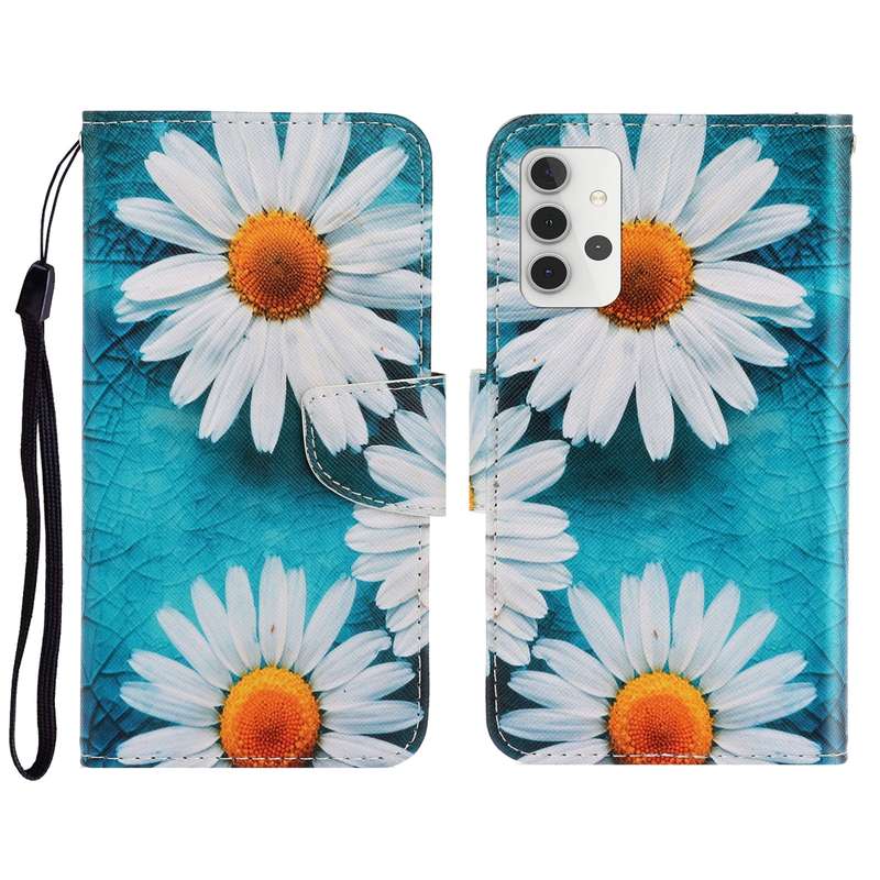 For Samsung Galaxy A32 5G 3D Colored Drawing Horizontal Flip Leather Phone Case with Holder & Card S