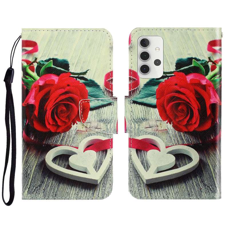 For Samsung Galaxy A32 5G Starry Sky Solid Color Series Shockproof PC + TPU Protective Case with Nec