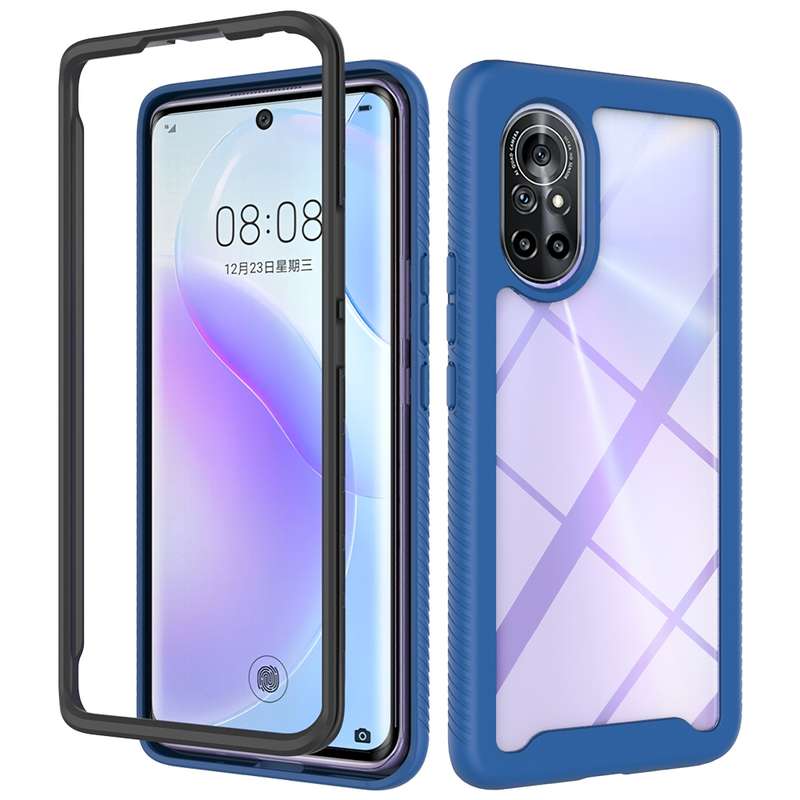For Huawei nova 8 Starry Sky Solid Color Series Shockproof PC + TPU Phone Case(Red)