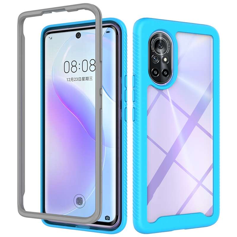 For Huawei nova 8 Starry Sky Solid Color Series Shockproof PC + TPU Phone Case(Purple)