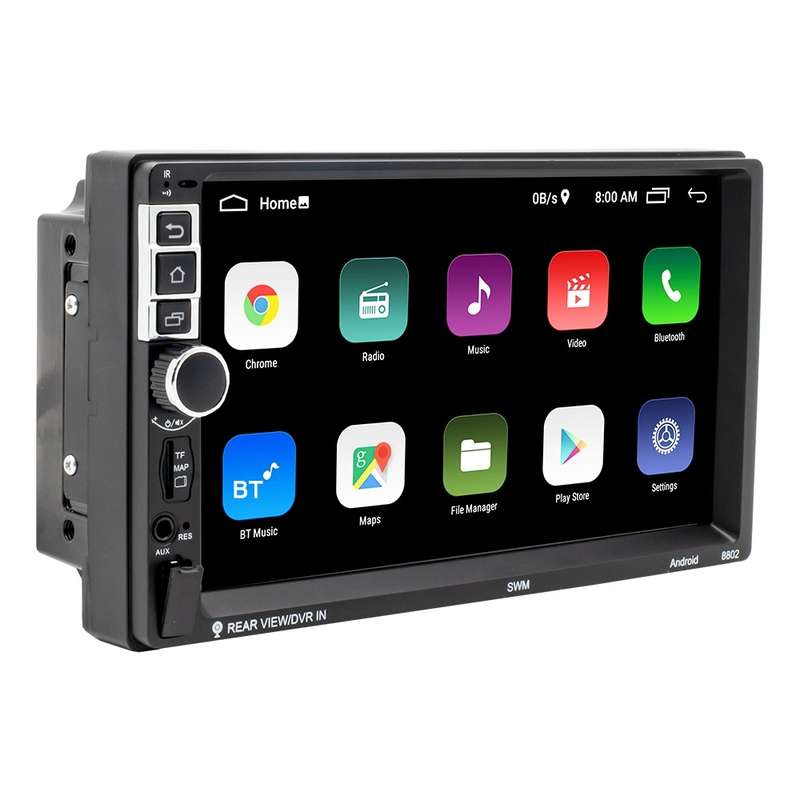 S-8802C 7 inch IPS Screen Car Android Player GPS Navigation Bluetooth Touch FM Radio CarPlay, Suppor
