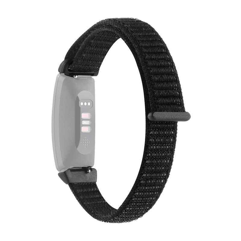 For Fitbit Inspire 2 Nylon Loop Strap Watch Band(Pink)
