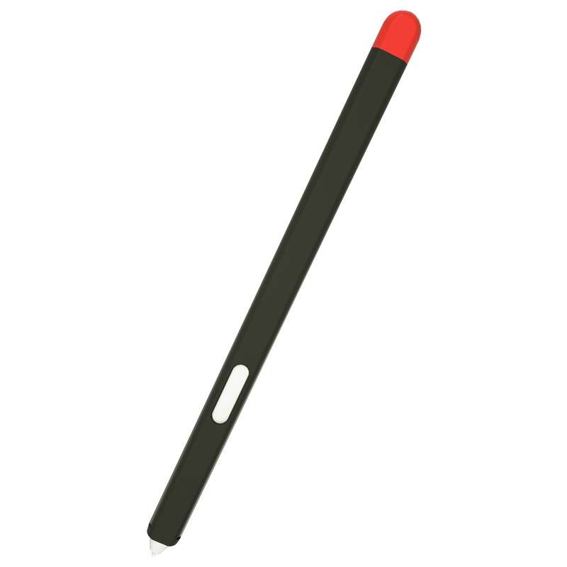 Contrast Color Stylus Pen Protective Case for Samsung Galaxy Tab S Pen(Black Red)