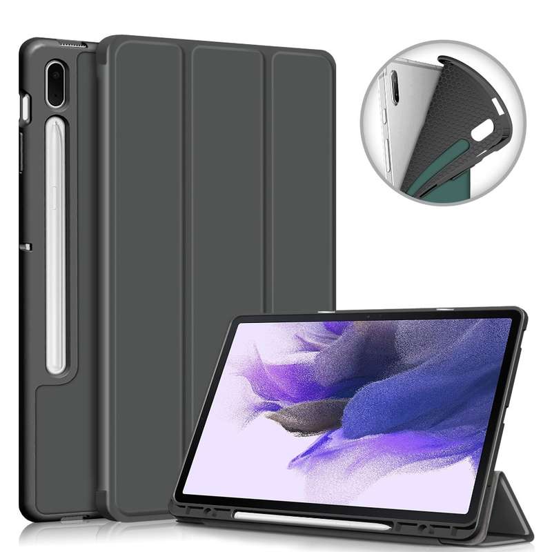 For iPad 4 / 3 / 2 Silicone + PC Protective Case with Stand(Black + Blue)