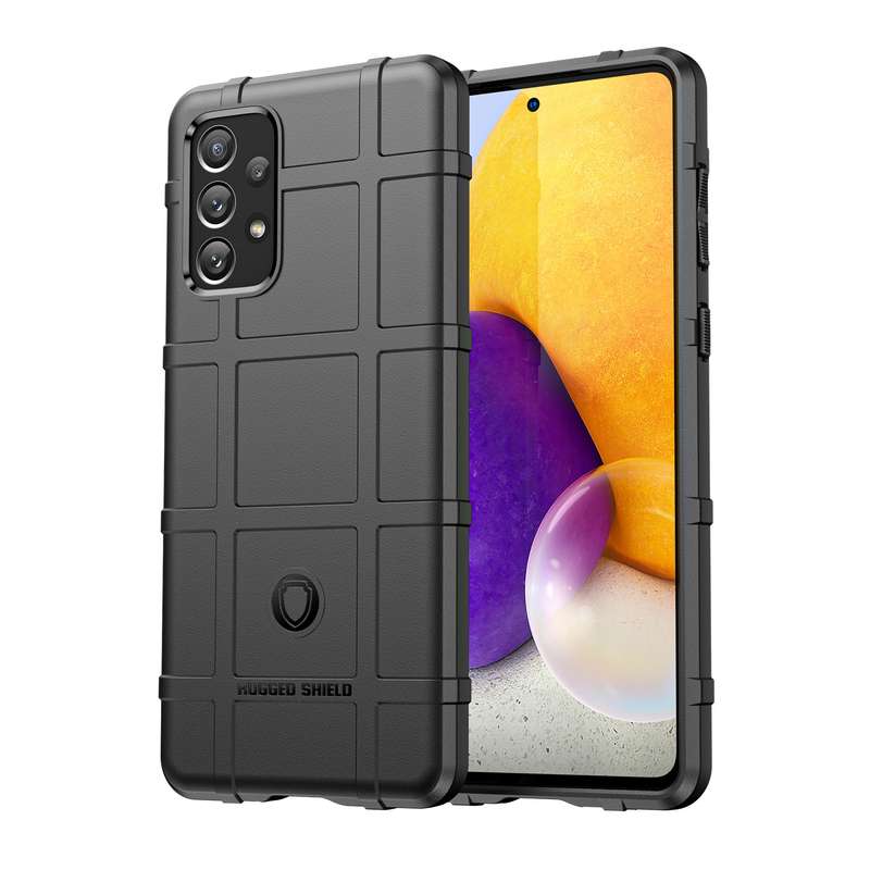 For Samsung Galaxy A73 5G Full Coverage Shockproof TPU Phone Case(Black)