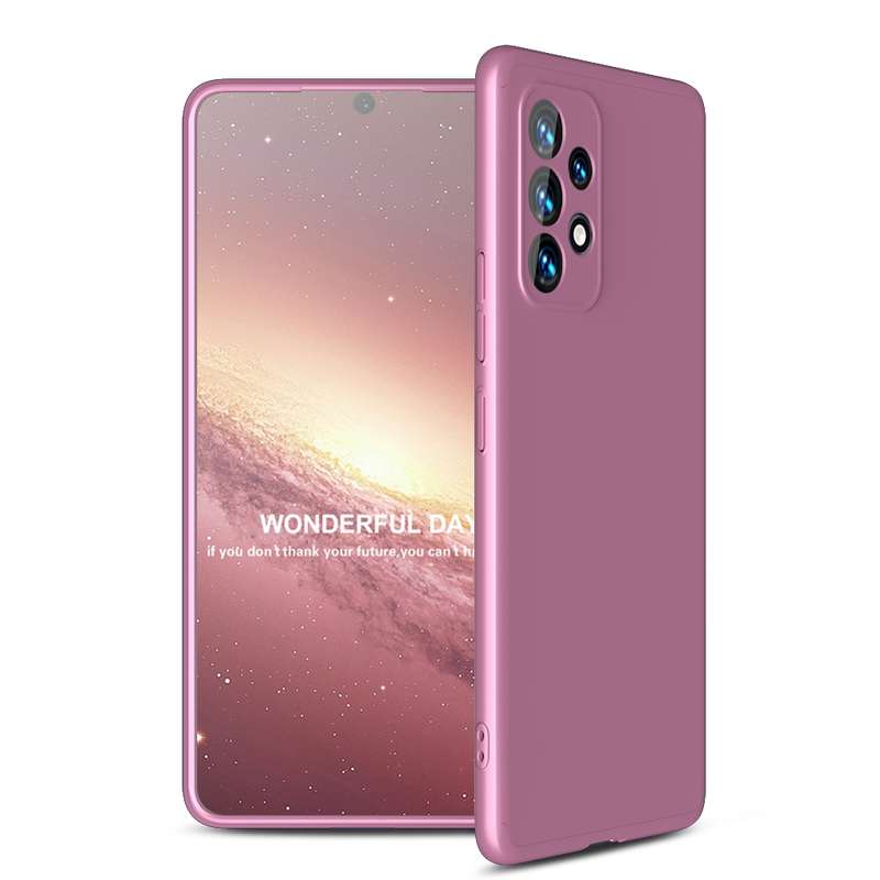For Samsung Galaxy A53 5G GKK Three Stage Splicing Full Coverage PC Phone Case(Rose Gold)