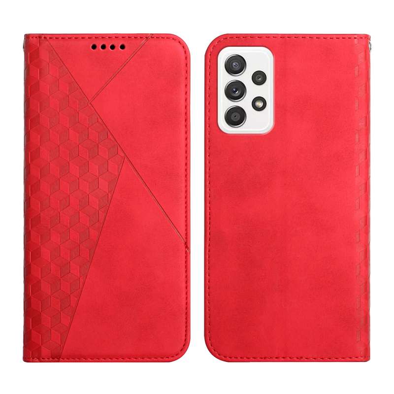 For Samsung Galaxy A33 5G Skin Feel Magnetic Leather Phone Case(Brown)