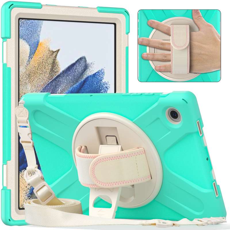 For Samsung Galaxy Z Fold3 5G Cross Pattern Slim PC Protective Case(Green)