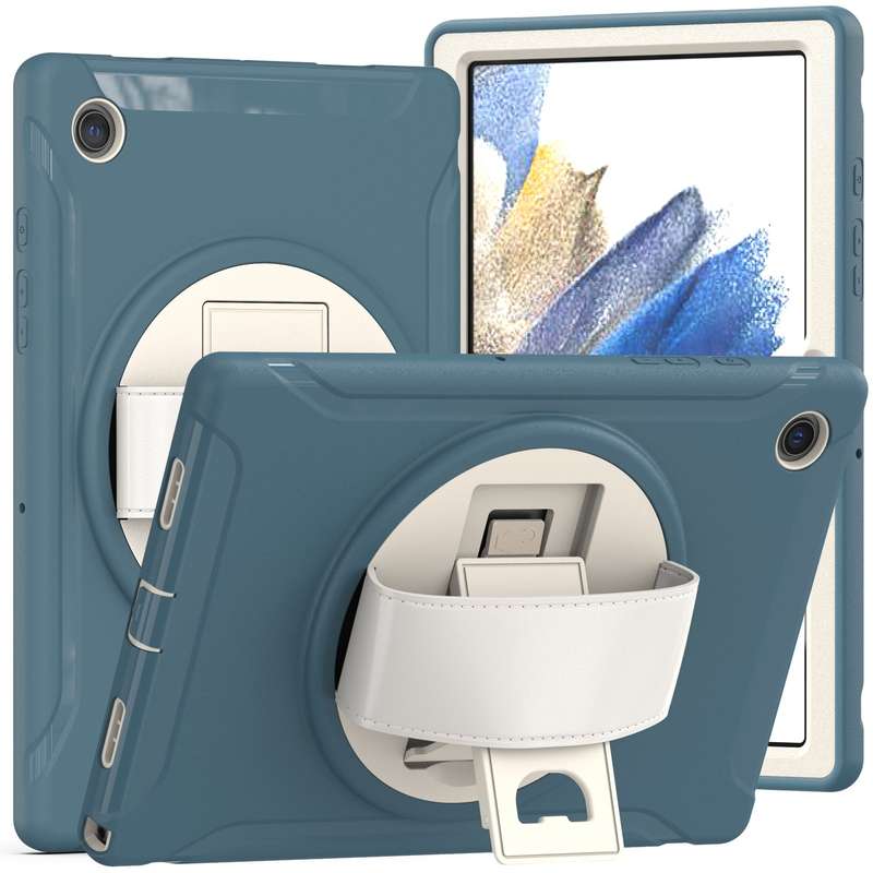 For Samsung Galaxy Tab A8 10.5 2021 Silicone + PC Tablet Case(Black)
