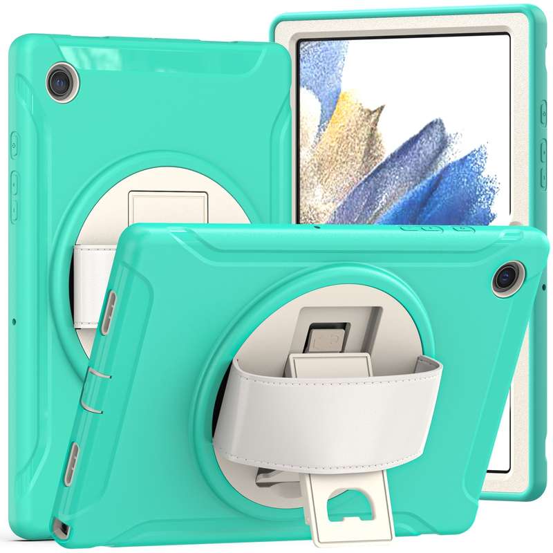 For Samsung Galaxy Tab A8 10.5 2021 Silicone + PC Tablet Case(Black)