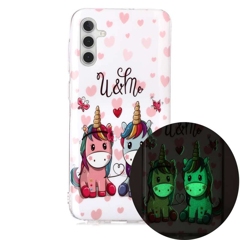 For Samsung Galaxy A13 5G Luminous TPU Protective Phone Case(Fierce Wolf)