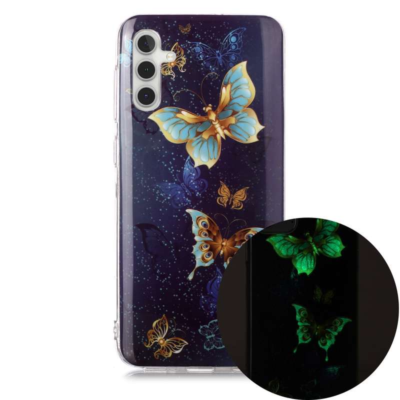 For Samsung Galaxy A13 5G Luminous TPU Protective Phone Case(Fierce Wolf)